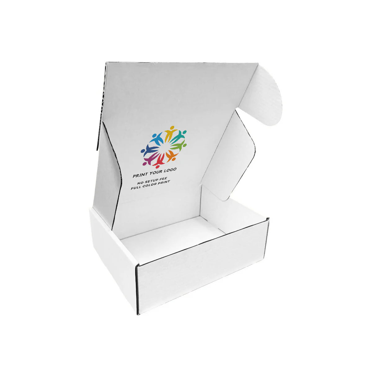 Custom Branded White Mailer Box (12 X 9 X 4")