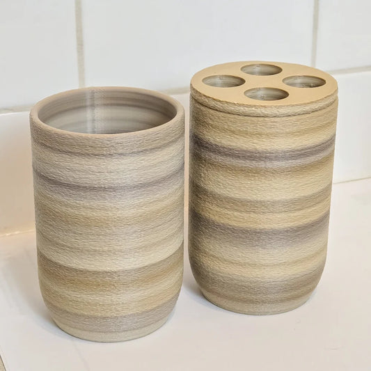 Upcycled Bathroom Set