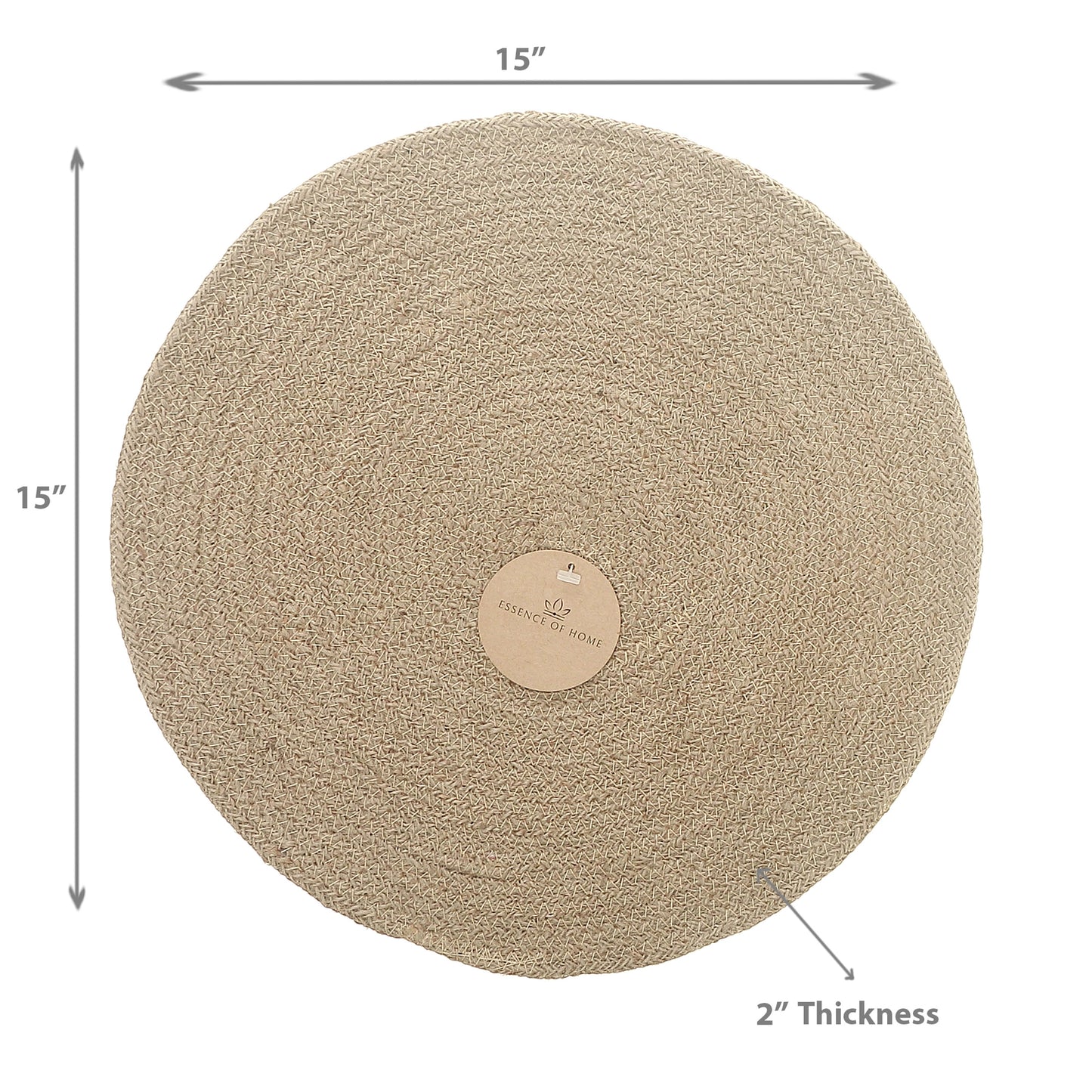 Wave Braided Round Placemat