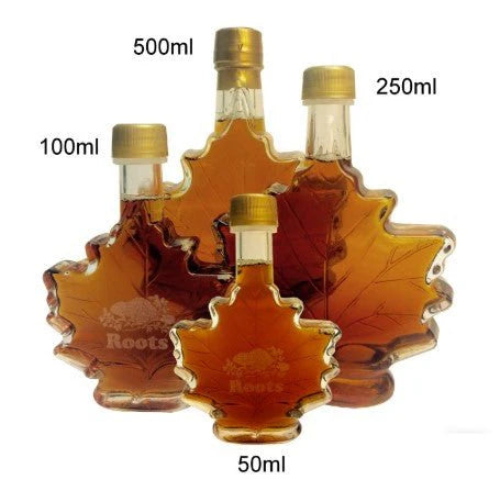 Branded 250ml Maple Syrup In Maple Leaf Bottle