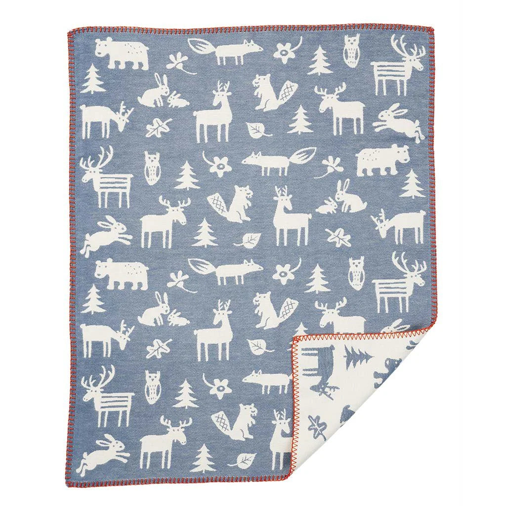 Forest - 100% Organic Brushed Cotton Baby Blanket