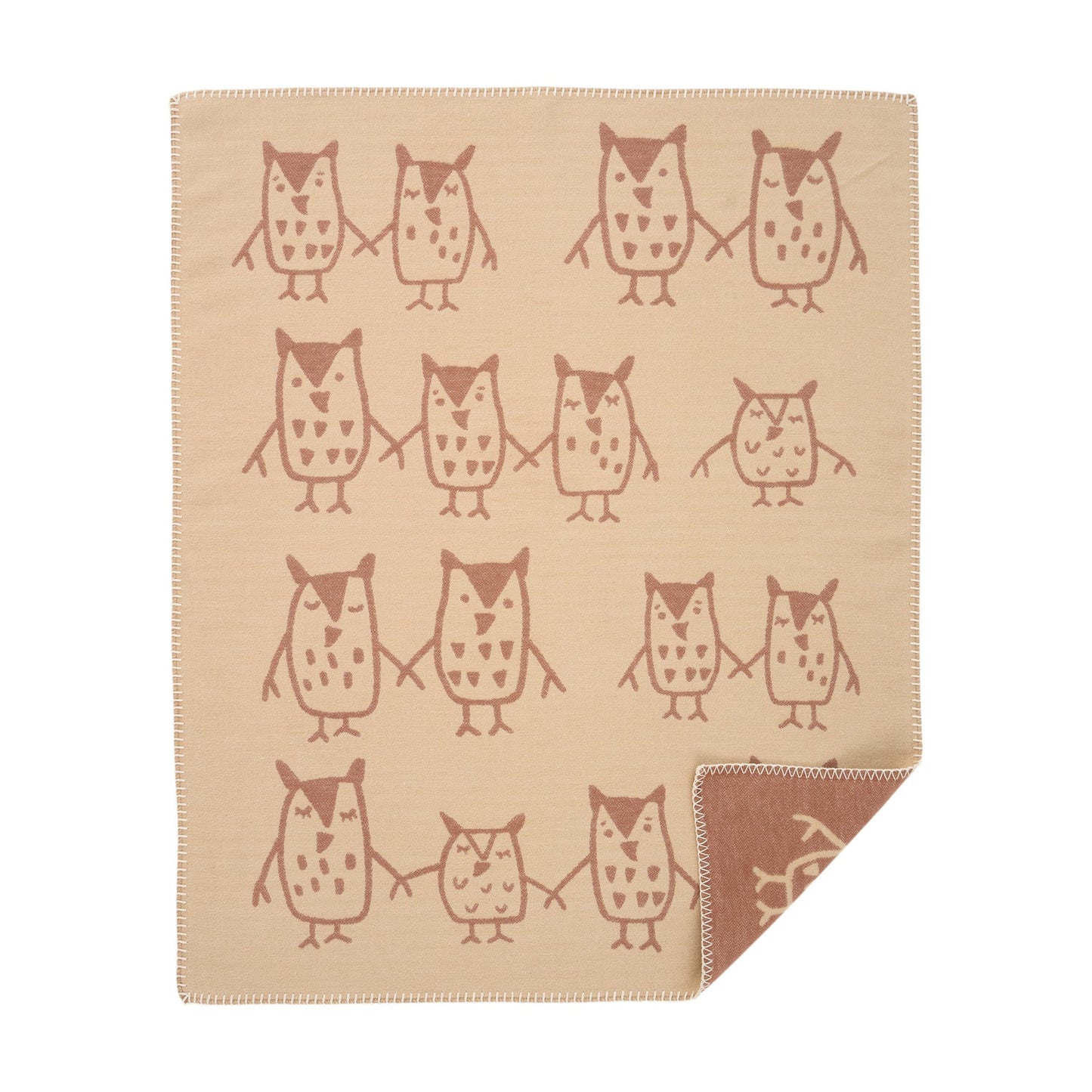 Hand in Hand - 100% Organic Brushed Cotton Baby Blanket