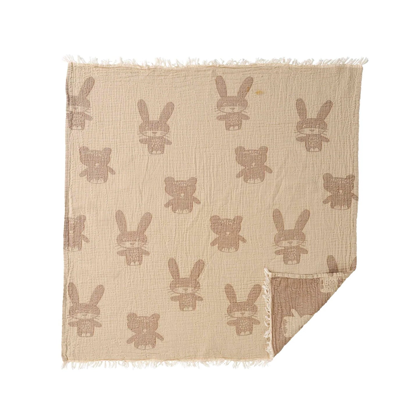 Light 100% Cotton Muslin Baby Blanket