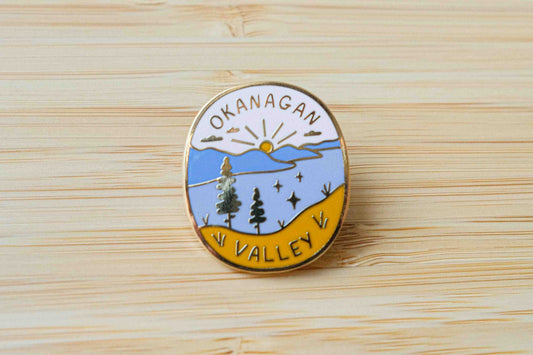 Okanagan Valley Enamel Pin
