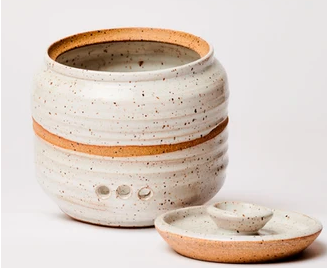 PEC Ceramic Artisan Garlic Jar