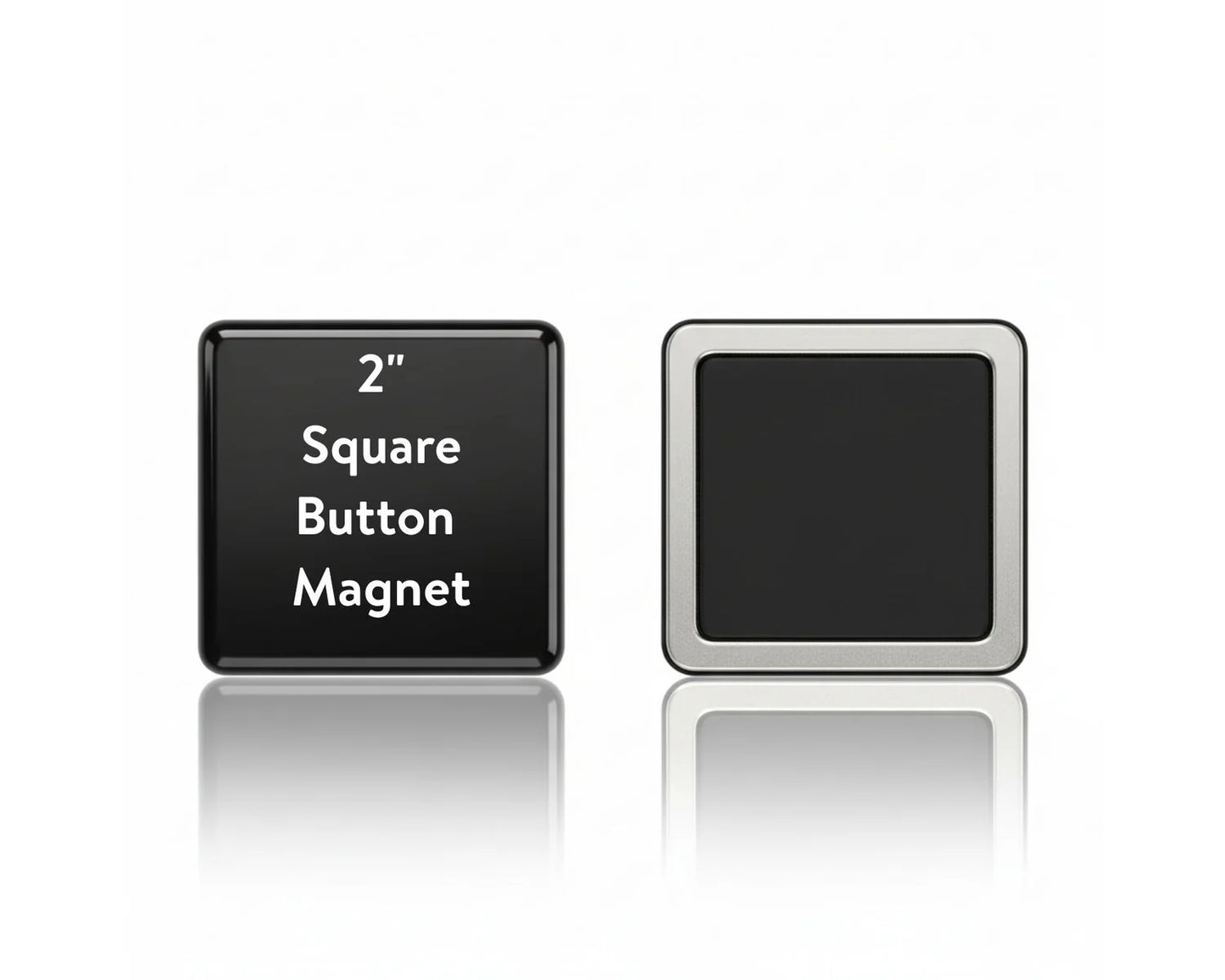 2″ Square Button Magnet