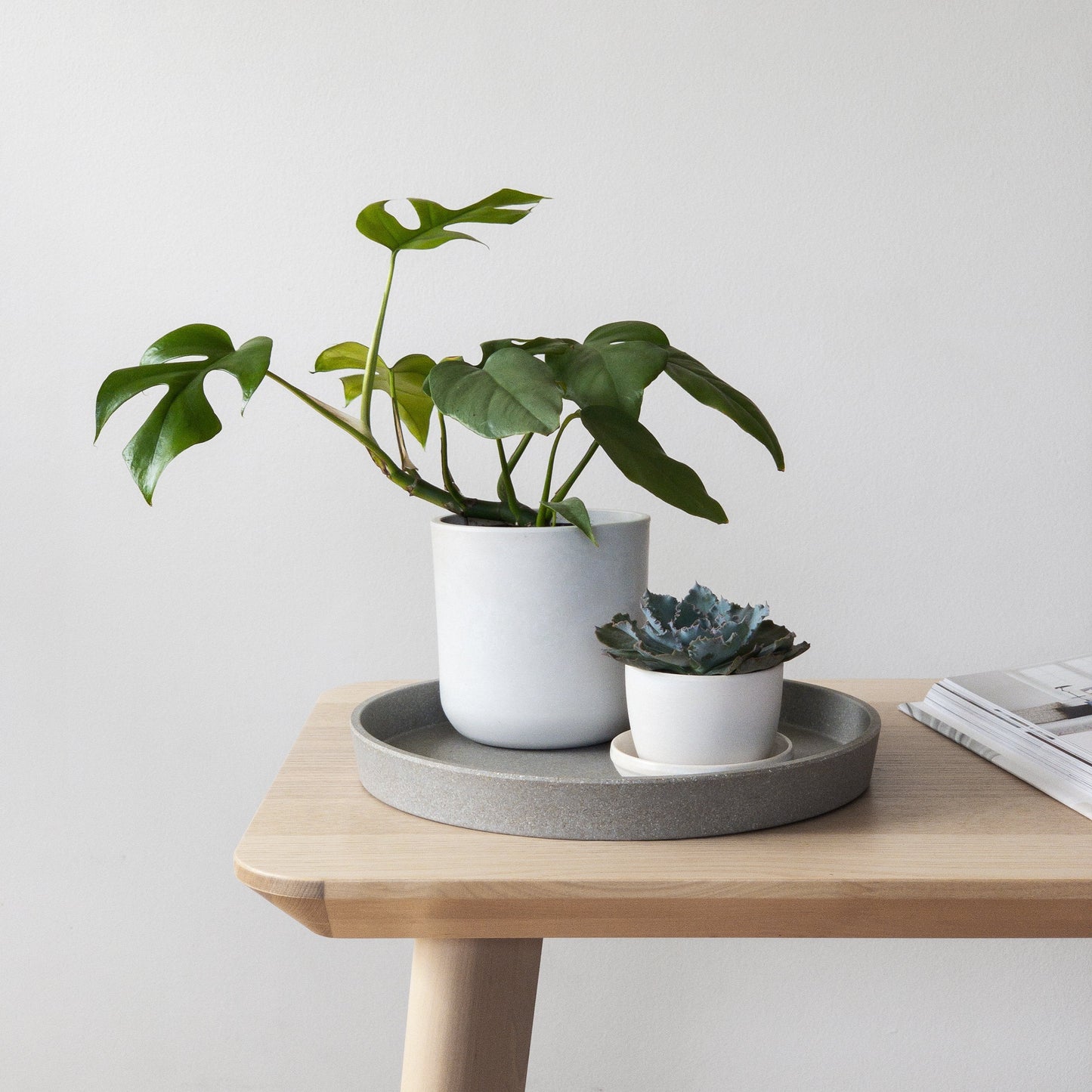 11” Natural Upcycled Decor Trays