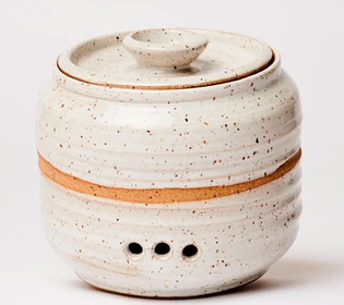 PEC Ceramic Artisan Garlic Jar