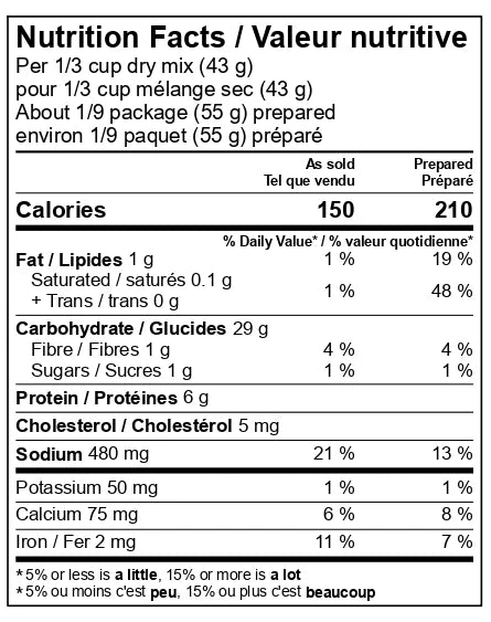 Cheddar & Chive Dry Mix