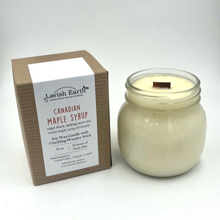 100% Soy Wax Candles with Crackling Wood Wicks