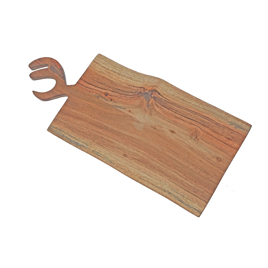 Acacia Oiled Wooden Live Edge Chopping Board