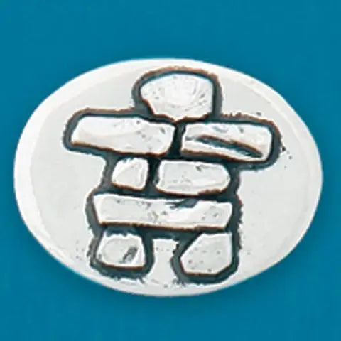 Pewter Inukshuk/Journey Well Coin