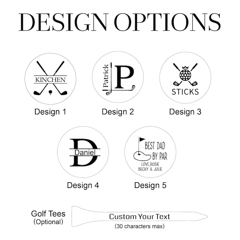 Engraved Leather Golf Bag Tag