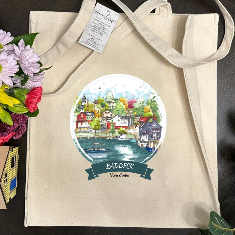 Artisan City Sketch Tall Tote - Nova Scotia