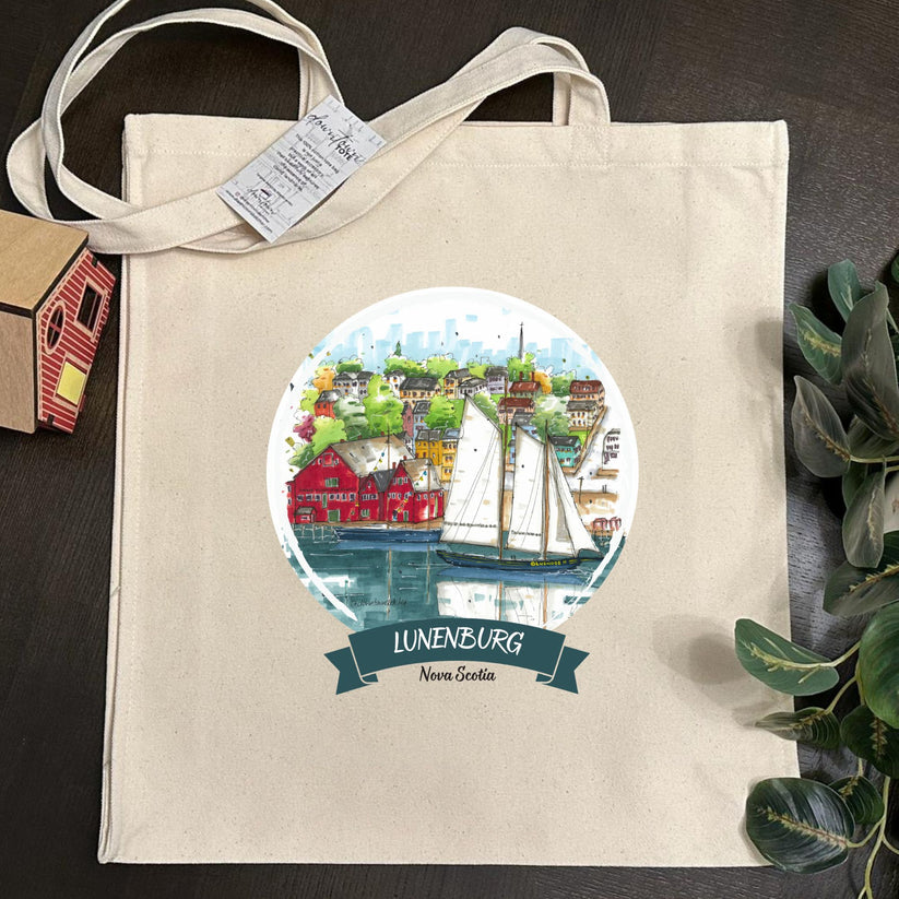 Artisan City Sketch Tall Tote - Nova Scotia