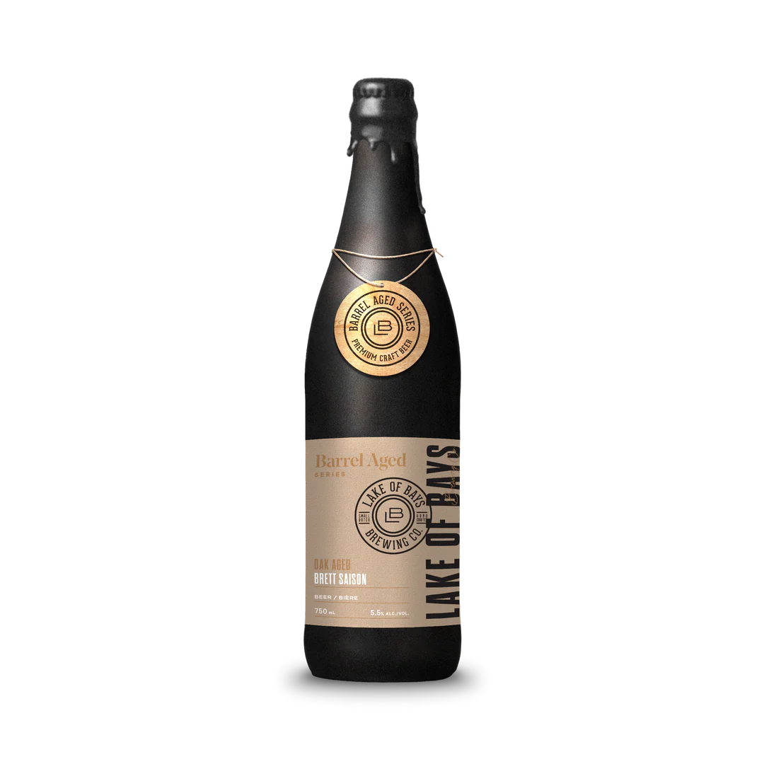 Oak Aged Beer Bottle
