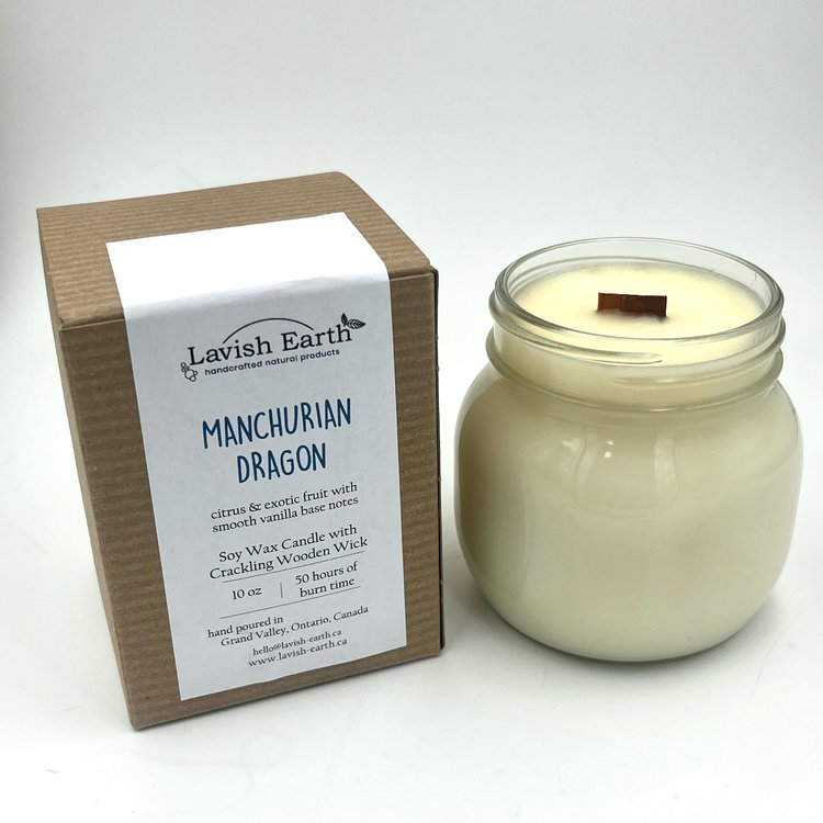 100% Soy Wax Candles with Crackling Wood Wicks