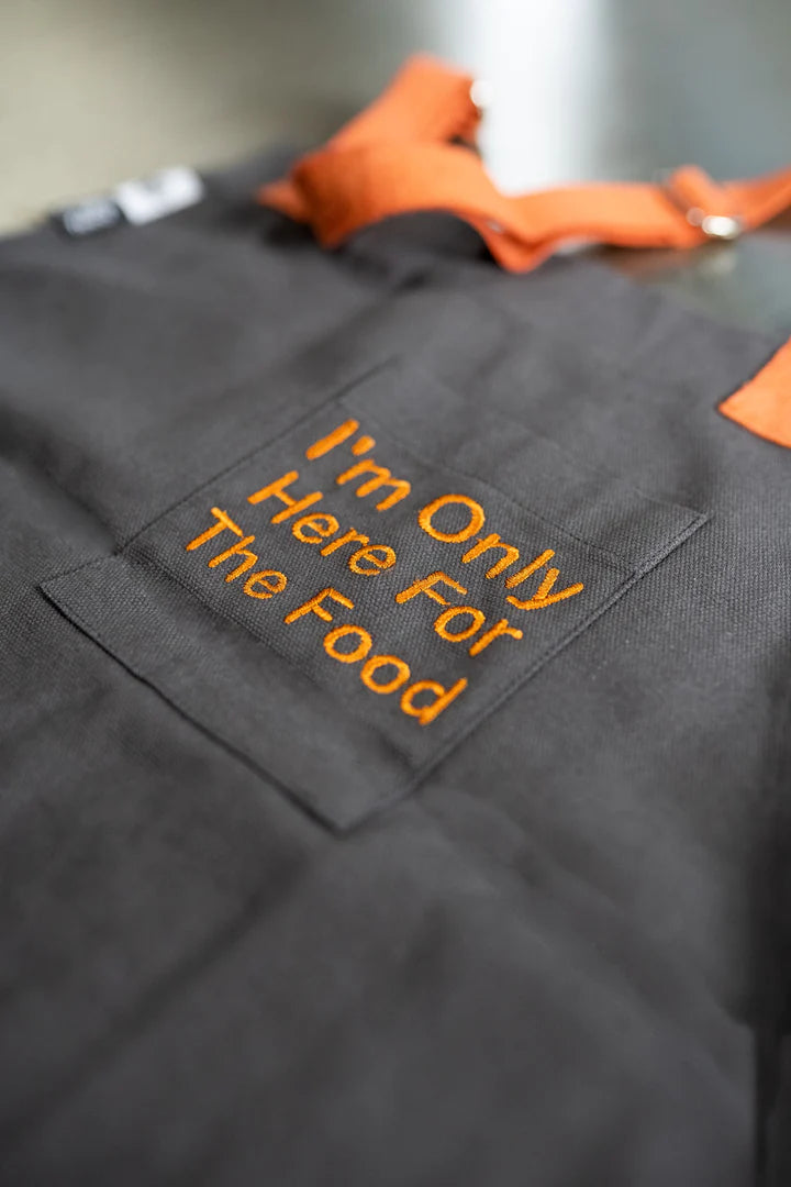 I'm Only Here for the Food Canvas Apron