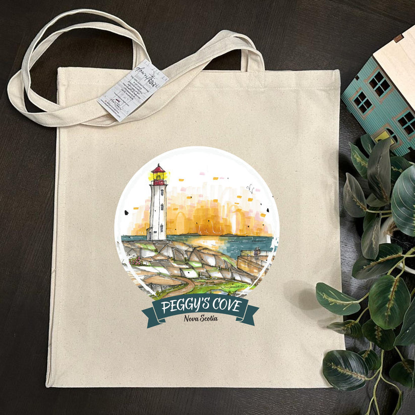 Artisan City Sketch Tall Tote - Nova Scotia