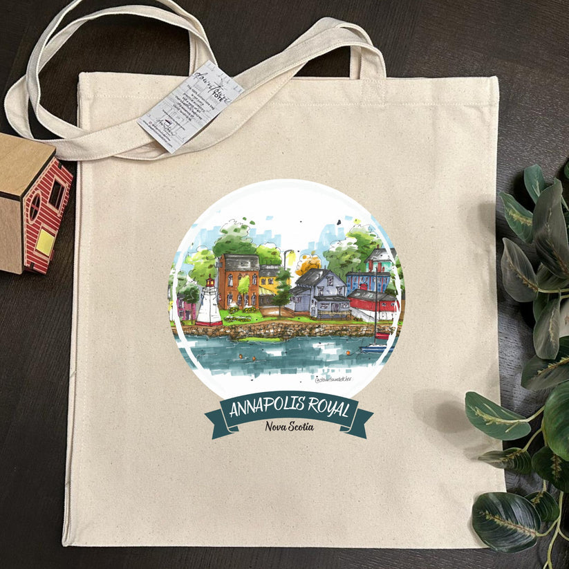 Artisan City Sketch Tall Tote - Nova Scotia