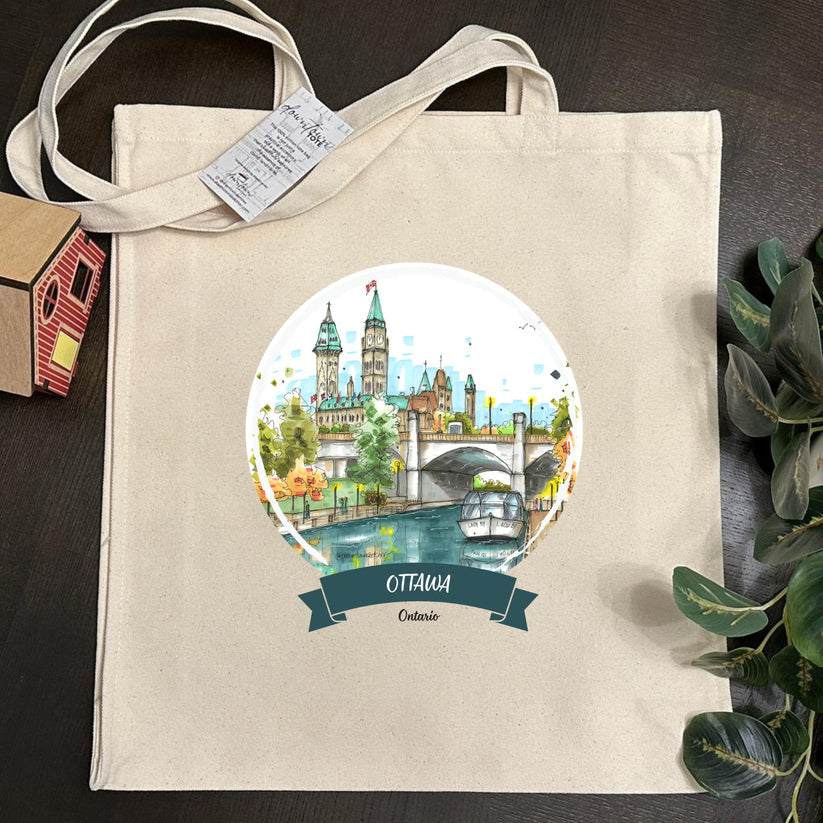 Artisan City Sketch Tall Tote - Ontario