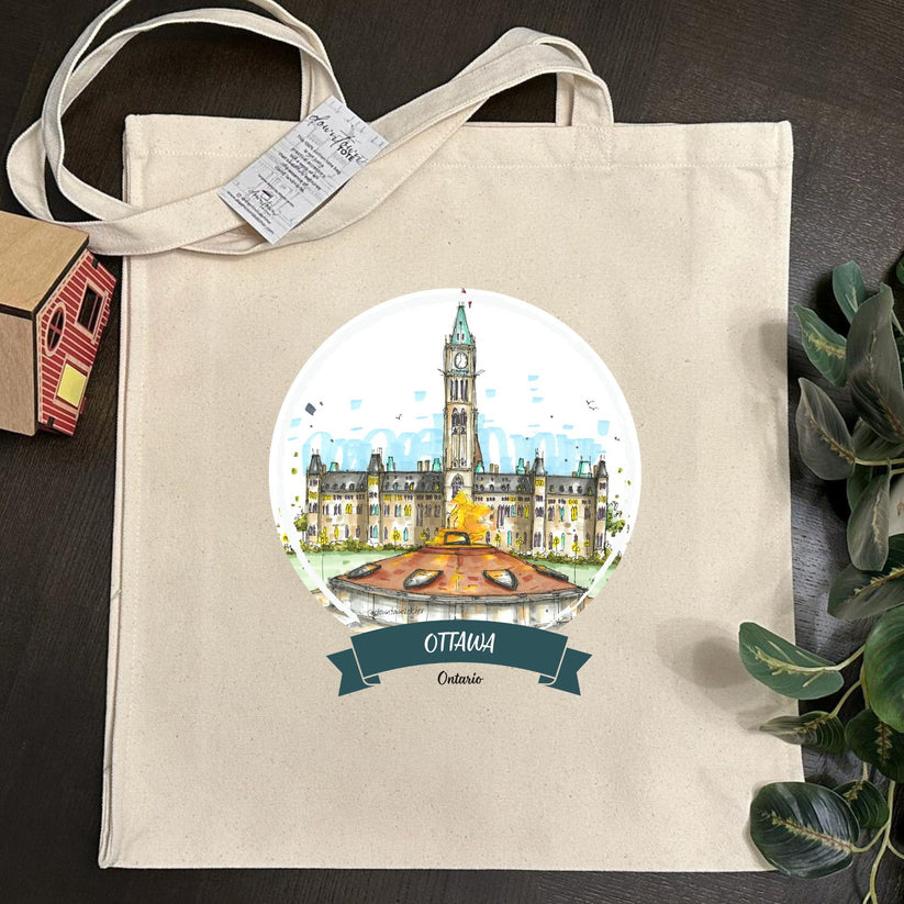 Artisan City Sketch Tall Tote - Ontario