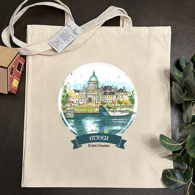 Artisan City Sketch Tall Tote - British Columbia
