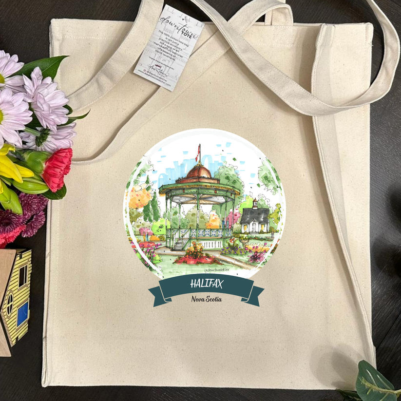 Artisan City Sketch Tall Tote - Nova Scotia