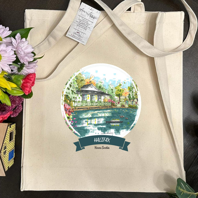 Artisan City Sketch Tall Tote - Nova Scotia