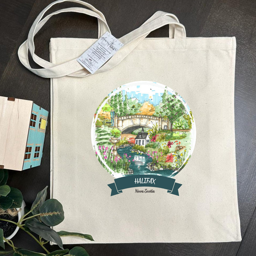 Artisan City Sketch Tall Tote - Nova Scotia