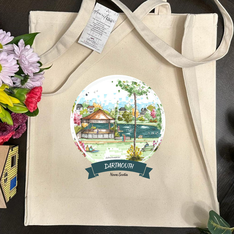 Artisan City Sketch Tall Tote - Nova Scotia