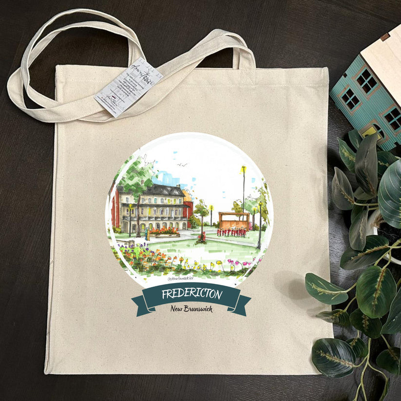 Artisan City Sketch Tall Tote - New Brunswick