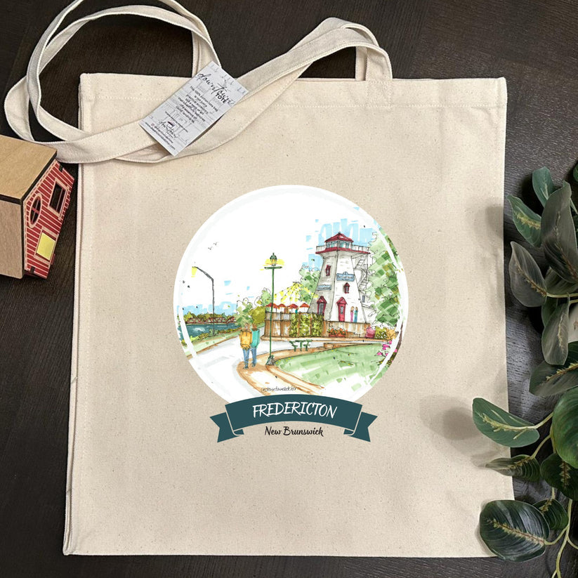 Artisan City Sketch Tall Tote - New Brunswick