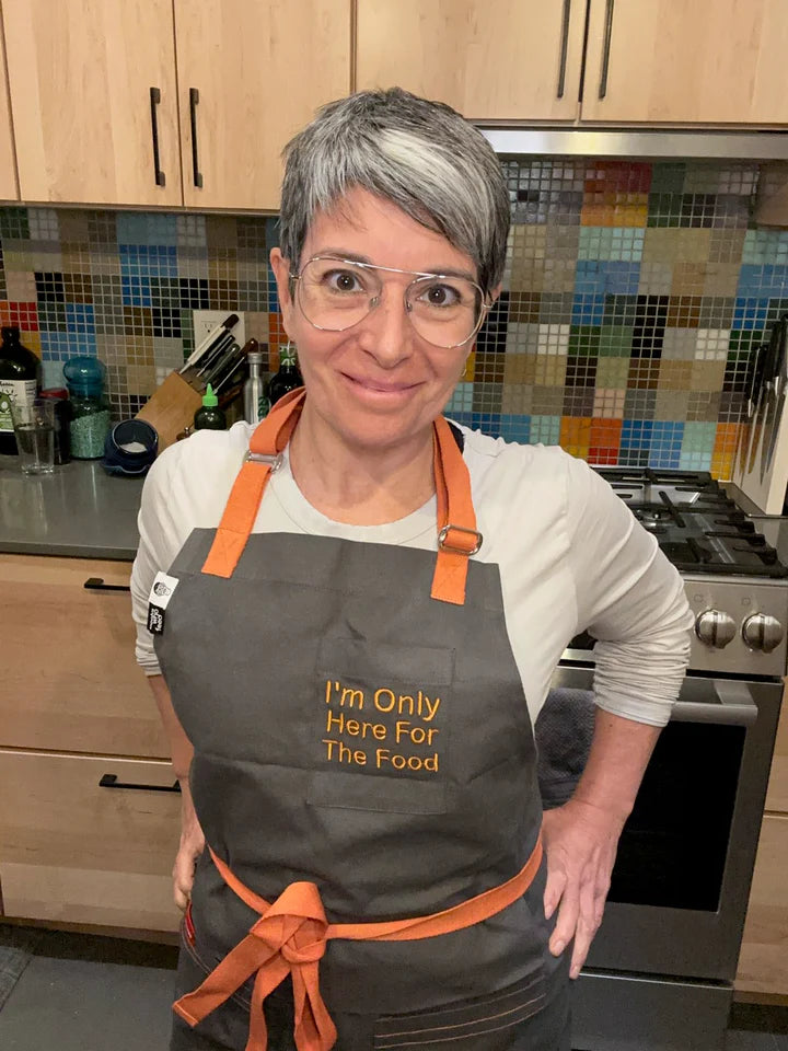 I'm Only Here for the Food Canvas Apron
