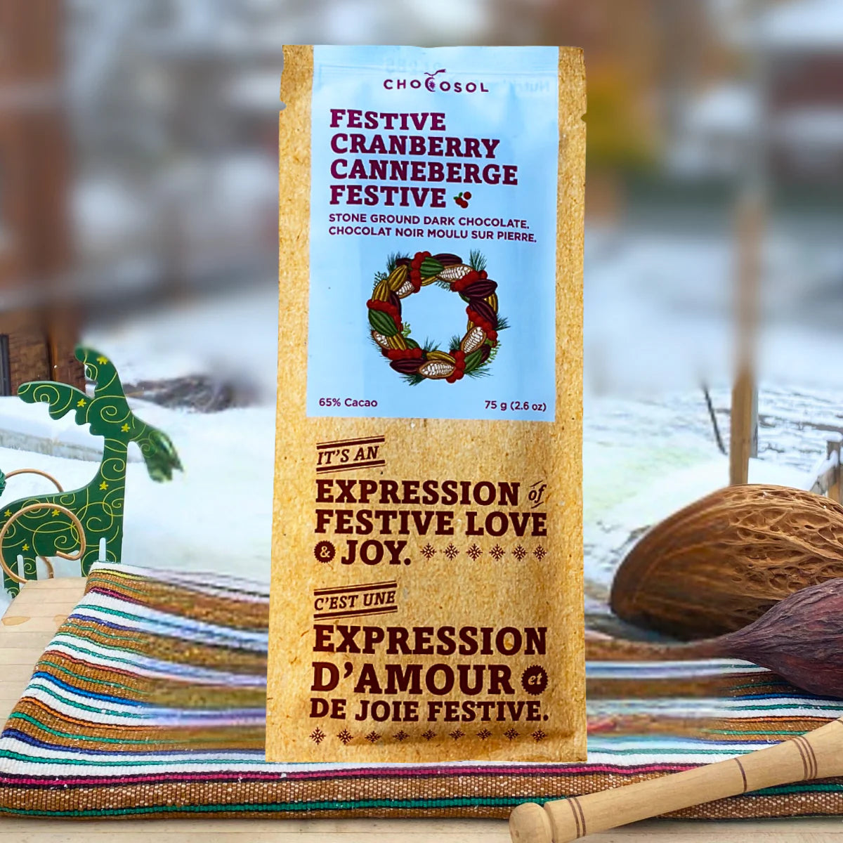 Festive Cranberry 65% Cacao