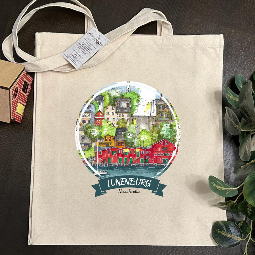Artisan City Sketch Tall Tote - Nova Scotia