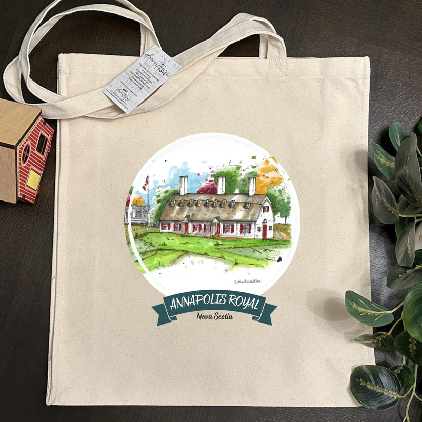 Artisan City Sketch Tall Tote - Nova Scotia