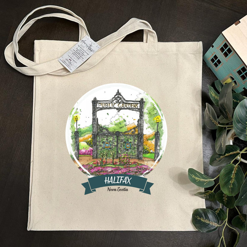 Artisan City Sketch Tall Tote - Nova Scotia