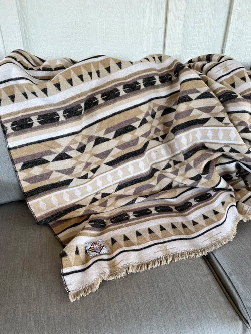 Geo-Mauve Okanagan Blanket