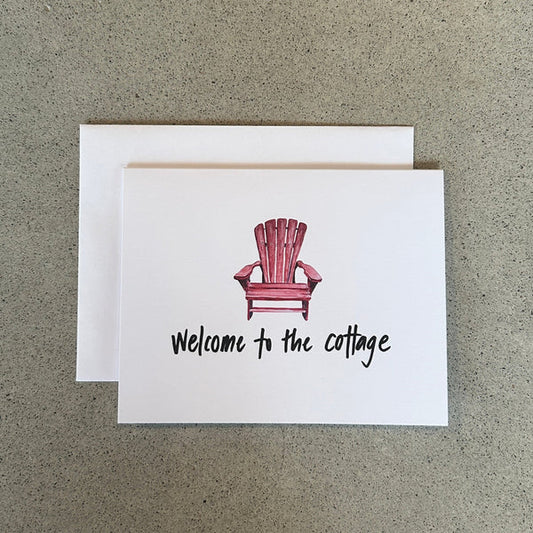 Welcome to the Cottage Greeting Card
