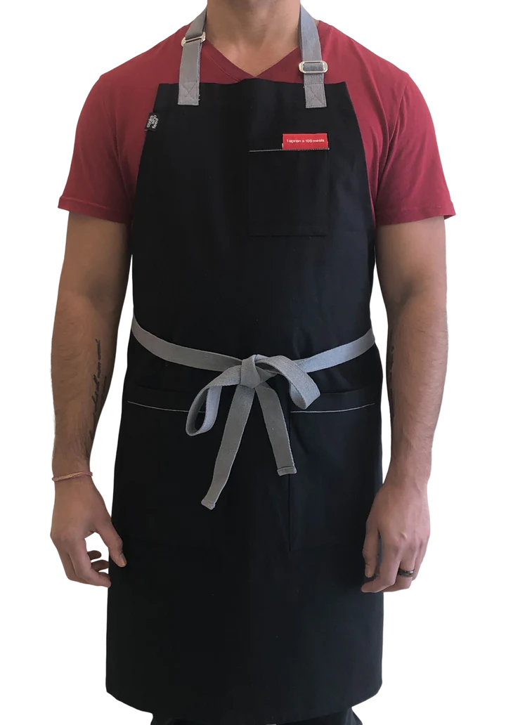 Black Apron with Giveback Program