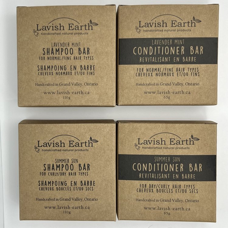 Zero Waste Shampoo and Conditioner Bars