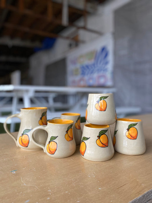 Peachy Pottery Mug