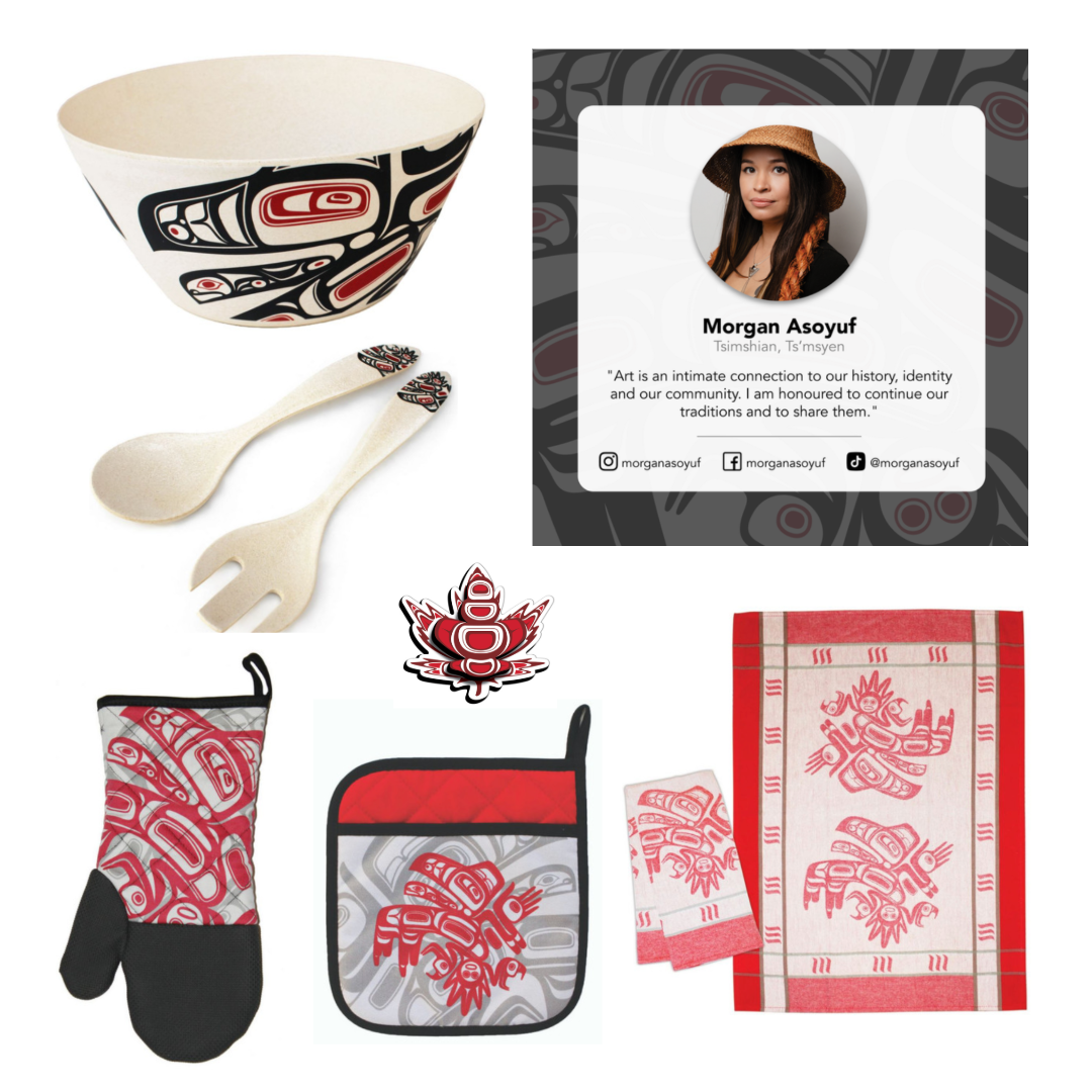 Indigenous Art Kitchen - Bamboo Bowl