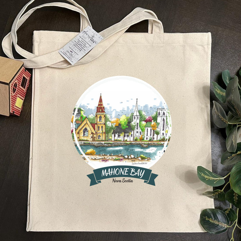 Artisan City Sketch Tall Tote - Nova Scotia