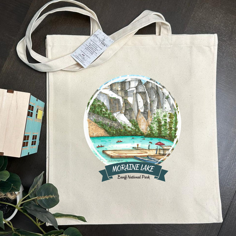 Artisan City Sketch Tall Tote - Alberta