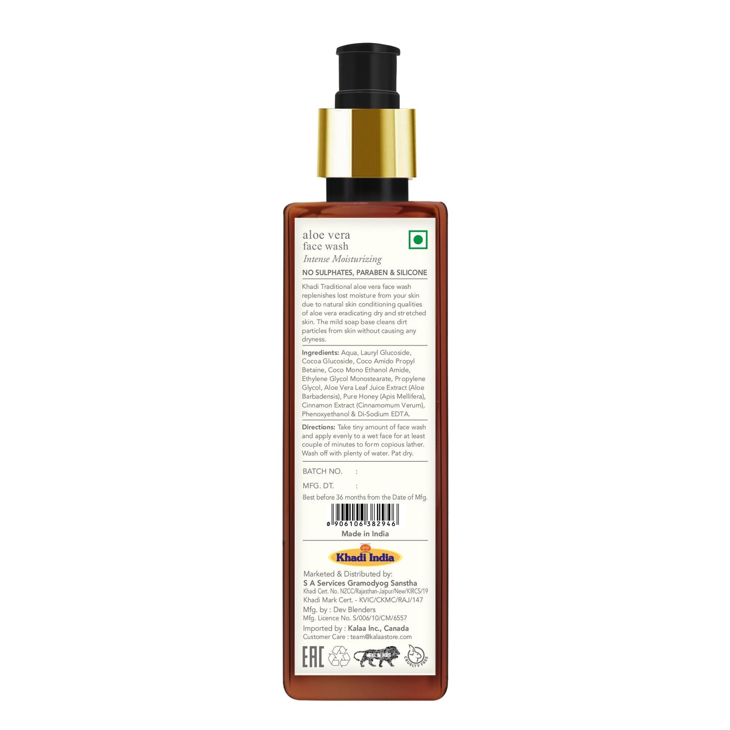 Khadi Traditional Aloe Vera Face Wash