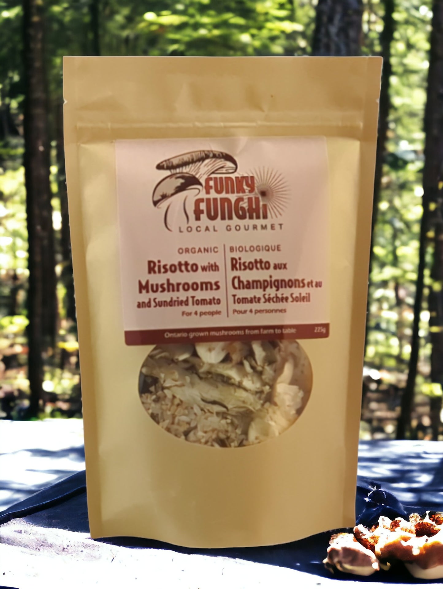 Risotto with Mushrooms and Sundried Tomato