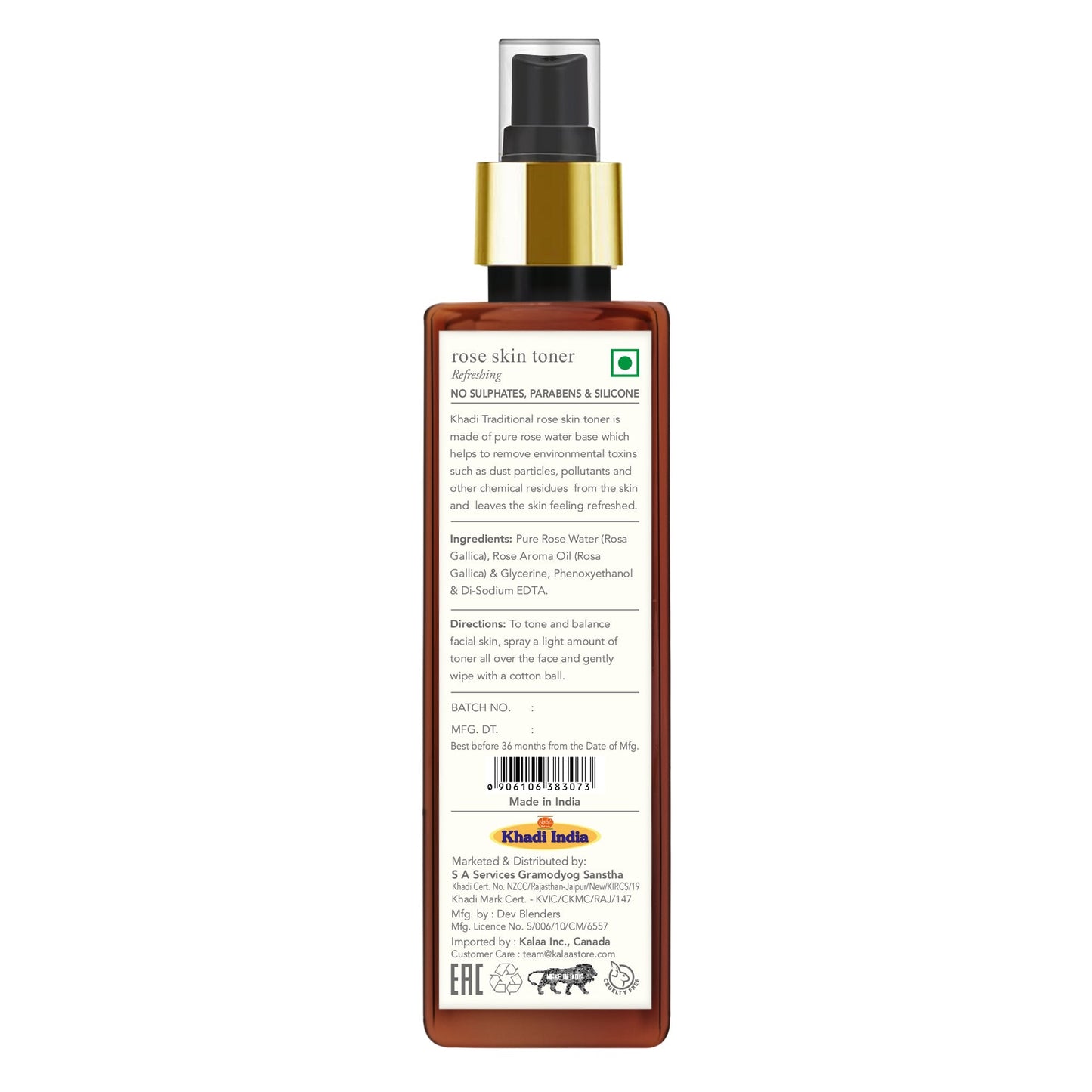 Khadi Traditional Rose Skin Toner