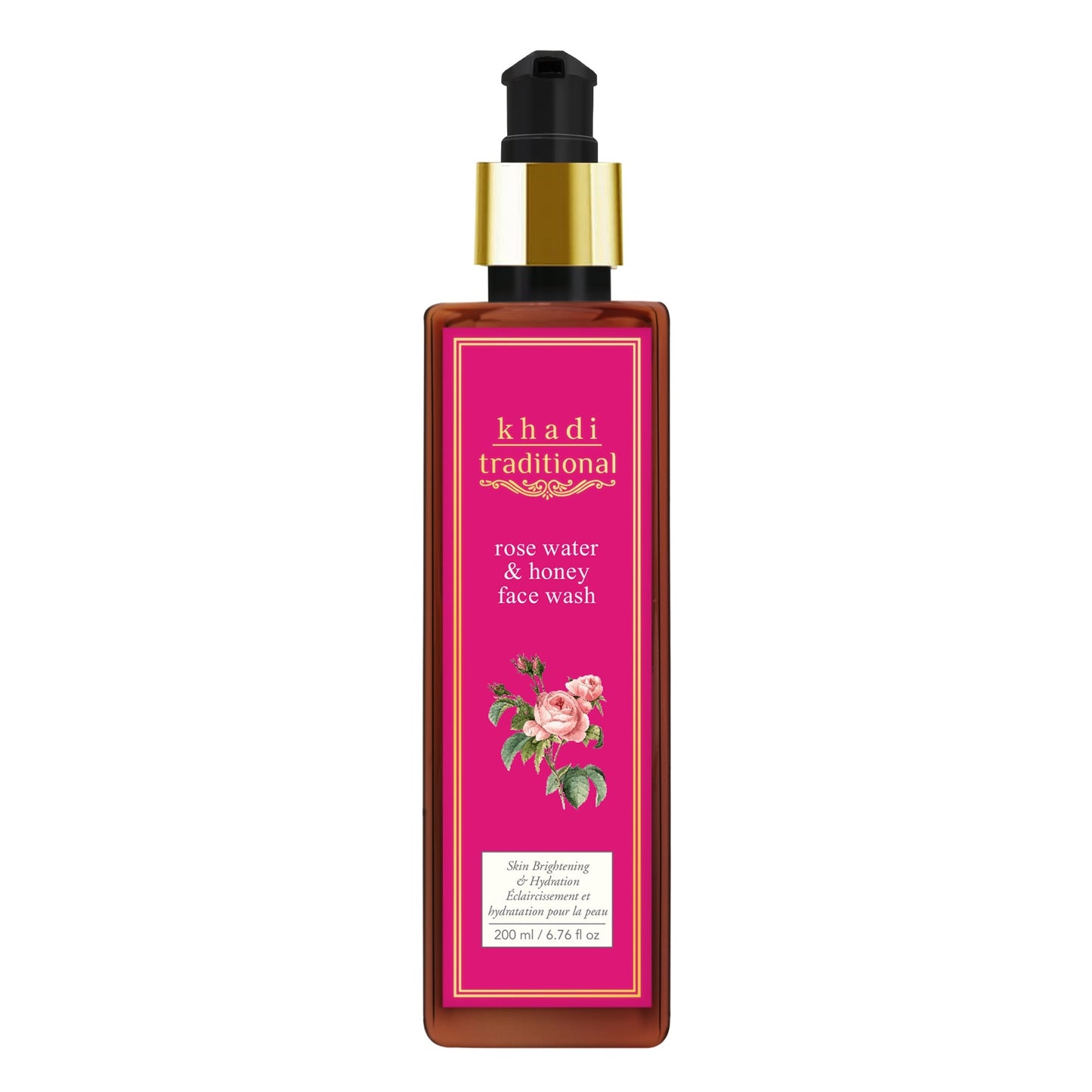 Khadi Traditional Rose Water & Honey Face Wash